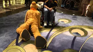 Play Date with Pluto & a Service Dog on the Disney Fantasy