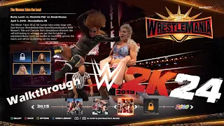 WWE 2k24 Showcase Becky vs Charlotte vs Ronda | Walkthrough | The Women Take The Lead | TripleThreat