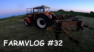 FARMVLOG #32 - Zetor 12245 I Nahrabování sena I Agrostroj SP-4