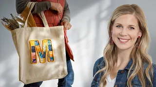 How to Make a Scrappy Monogram Tote - Free Project Tutorial