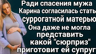 Карина решила стать суррогатной матерью ради спасения мужа. Она не знала, какой "сюрприз" её ждёт