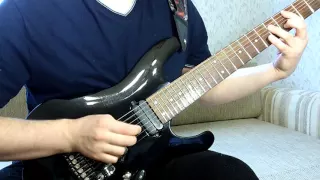 All That Remains - Bite My Tongue [Full Guitar Cover with Solo&Tab]