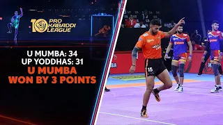 U Mumba start PKL with win over UP Yoddhas | Pro Kabaddi S10 Match#2