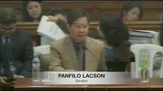 Lacson says Taguba’s presentation validates corruption in BOC