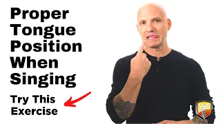 Proper Tongue Position When Singing [Vocal Exercise for Tongue Tension]