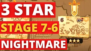 Guardian Tales How to 3 Star Stage 7-6 Nightmare. No audio