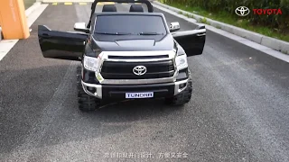 Детский электромобиль TOYOTA Tundra JJ2255: 12 км/ч, 24V/7A, EVA-колеса, кожа - raspashonka.ua