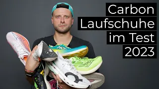 Carbon Laufschuhe im Test und Vergleich - 2023