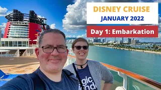 Disney Magic Bahamas Cruise January 2022 🚢 | Day One - Embarkation