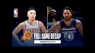 Minnesota Timberwolves vs Phoenix Suns Full Game Highlights I January 20, 2019