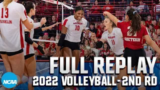 Wisconsin vs. TCU: 2022 NCAA volleyball second round | FULL REPLAY