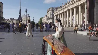 【法國街頭|一剪梅 Yi Jian Mei】 聽說最近一剪梅在國外火了？Chinese Musical Instruments 古箏 Guzheng Cover| 碰碰彭碰彭