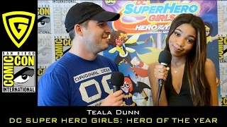 Teala Dunn interview - DC Super Hero Girls - SDCC 2016
