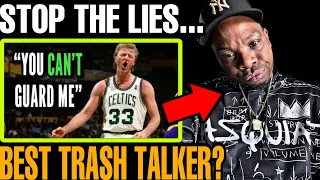 FIRST TIME WATCHING | LARRY BIRD TRASH TALKING (LEGEND)