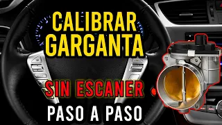 calibracion o PROGRAMACION CUERPO ACELERACION NISSAN SIN ESCANER paso a paso video