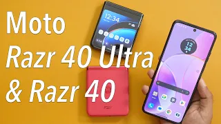 Moto Razr 40 & Ultra Unboxing & Overview - Best Flip Phones?