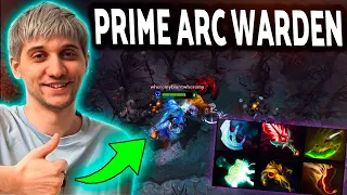 Arteezy with his prime Arc Warden...