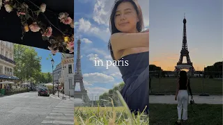 in paris, summer 2022 | eiffel tower, colonnes de buren, tuileries garden, louvre museum, pantheon