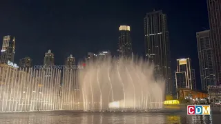 Amazing Dancing Fountain Show in Burj Khalifa | Dubai Mall | Water fountain show |