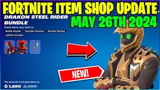 *NEW* DRAKON STEEL RIDER BUNDLE! Fortnite Item Shop [May 26th, 2024] (Fortnite Battle Royale)