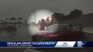 'He escaped death': Tow truck driver survives horrific crash