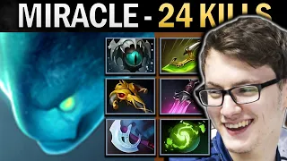 Morphling Dota Gameplay Miracle with 24 Kills and Refresher
