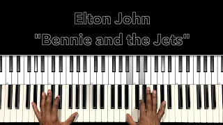 Elton John "Bennie and the Jets" Piano Tutorial