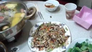 2010/2/13 台北吳水木家除夕圍爐1 Taipei wufamily's new year's eve dinner part1