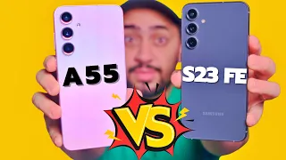 Galaxy A55 vs S23 FE: Você TÁ ENGANADO e TÁ Escolhendo ERRADO?