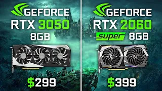 RTX 2060 SUPER vs RTX 3050 Test in 10 Games | Worth Paying More? (Ryzen 5 5600X)