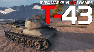 T-43: 100% marks in 43+1 games | World of Tanks