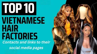 Top 10 Vietnamese Hair Factories| Asian Human Hair|Asian Human Hair Wigs #Vietnamesehumanhairactory