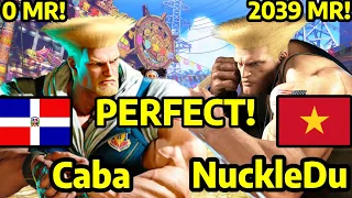 🔥STREET FIGHTER 6 ➥ Caba (GUILE ガイル) VS. NuckleDu (GUILE ガイル) MASTER RANKS🔥