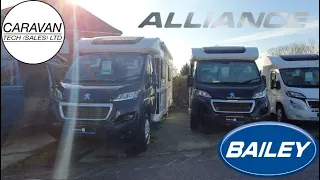 New 2019 Bailey Alliance 706 & 764 Motorhomes