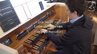 GGB 392: Lobe den Herren, den mächtigen König (Choral und Postludium)