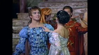 Rudolf Nureyev & Margot Fonteyn in ROMEO AND JULIET ACT - 1, 5/12, a Sergei Prokofiev ballet, 1966