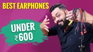 सबसे बढ़िया Earphones सिर्फ ₹600 में ⚡ ⚡ ⚡ Top 5 Best Earphones Under ₹600 (Sept 2019)