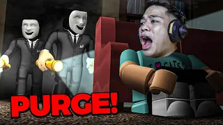 SINUGOD ako ng mga KRIMINAL - THE PURGE | Roblox