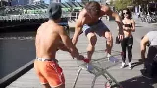 Jeff Seid in Melbourne Australia ft. Chestbrah, Johnny Star, Alon Gabbay, GymShark