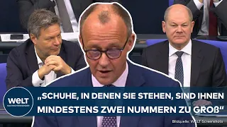 HAUSHALTSKRISE: "Sie können es nicht!" – Friedrich Merz attackiert Scholz als "Klempner der Macht"