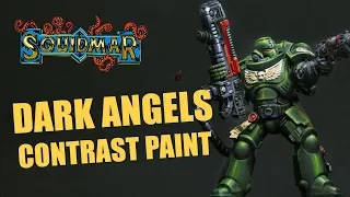 How to Paint Primaris Dark Angels with Contrast Paints (Hellblaster Sergeant)