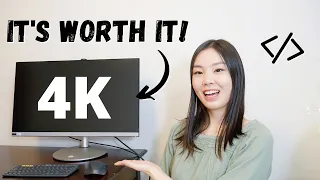 Why a 4K Monitor is WORTH IT For Computer Science & Software Engineering