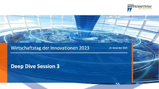 WTI 2023 | Deep Dive Session 3 - Frank Niehage