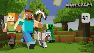 Minecraft Survival - Gameplay Episode 1 [ First House ]