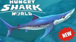 Прохождение Hungry Shark World - СИНЯЯ АКУЛА [BLUE SHARK]