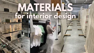 The Process of Selecting Materials for Interior Design