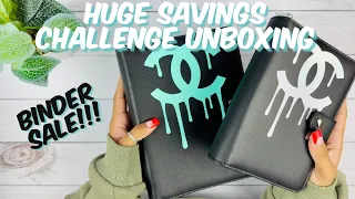 HUGE SAVINGS CHALLENGE UNBOXING | SMALL BUSINESS UNBOXING | CASH STUFFING COMMUNITY | ETSY