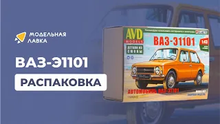 Сборная модель ВАЗ-Э1101. Распаковка