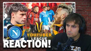 BLUR REAGISCE a NAPOLI - MILAN | YOUTUBER LEAGUE 23/24! - Reaction