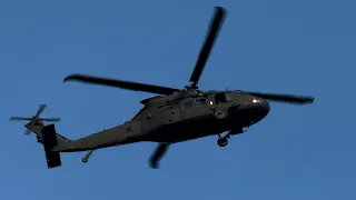 US Army Blackhawk Flyovers - April 2024